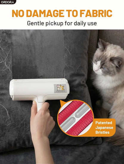Eco-Friendly Pet Hair Removal Tool: Reusable Lint Roller for Efficient Hair Removal from Furniture, Bedding, and Vehicles in Multi-Pet Homes
