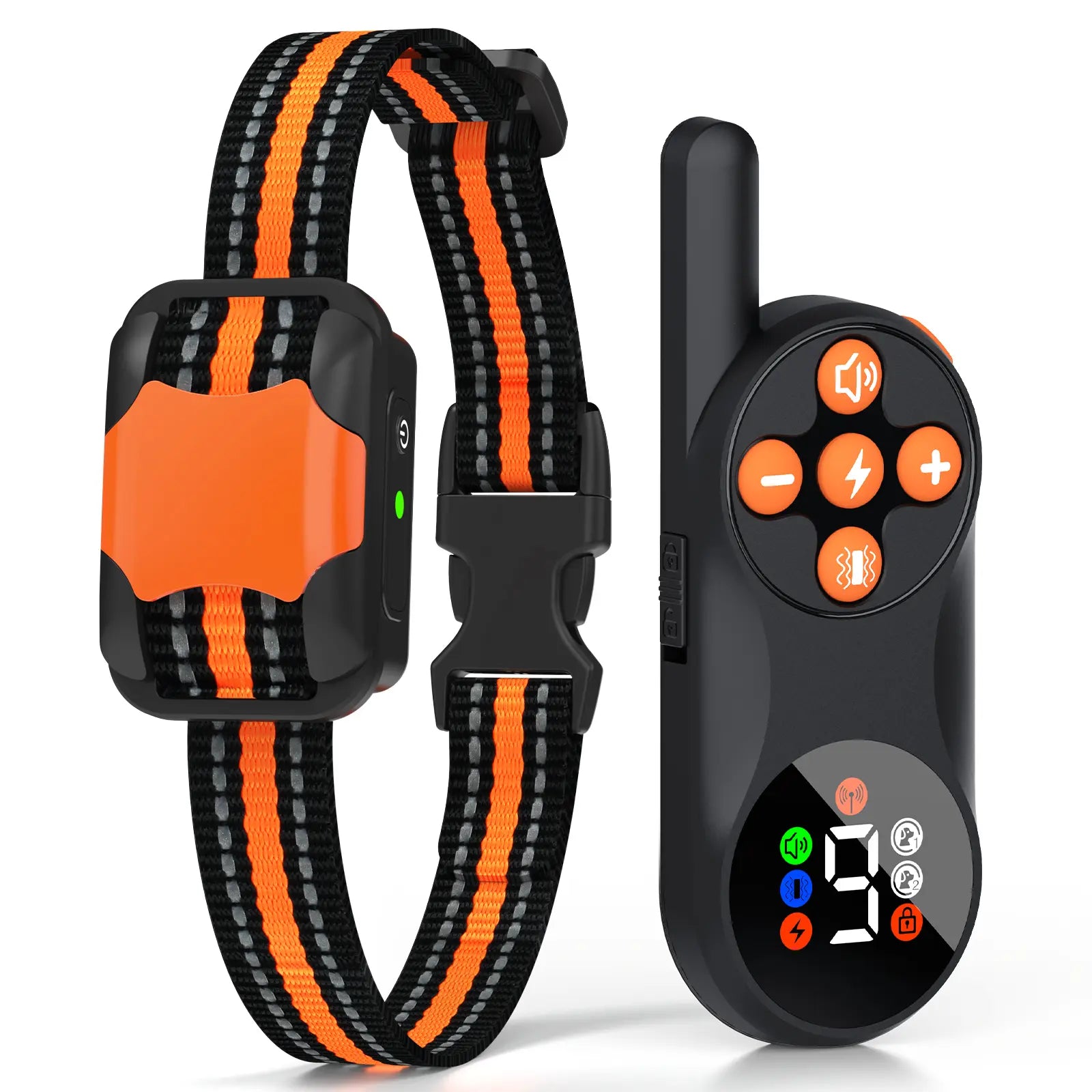 【Collar】Dog Training Collar 3300Ft Dog Training Behavior Aid, Remote IPX8 Waterproof with 4 Training Modes, Outdoor Rechargeable E-Collar