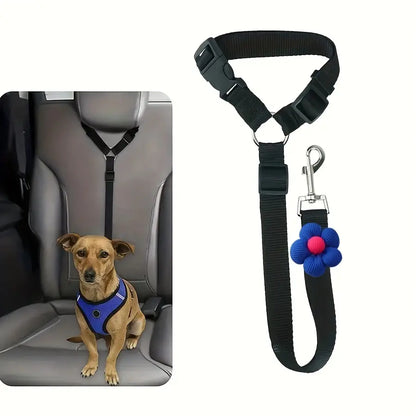 Pawzseek Car SUV Suitable for 1Pc Dog Seat Belt, Used for Vehicle Safety, Pet Car Rope Safety Rope, Seat Belt for Dogs in the Car, Dog Seat Belt Buckle, Dog Car Seat Belt Harness Straps Christmas Gift