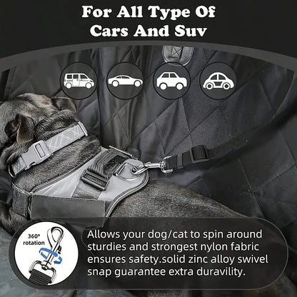 Pawzseek Car SUV Suitable for 1Pc Dog Seat Belt, Used for Vehicle Safety, Pet Car Rope Safety Rope, Seat Belt for Dogs in the Car, Dog Seat Belt Buckle, Dog Car Seat Belt Harness Straps Christmas Gift