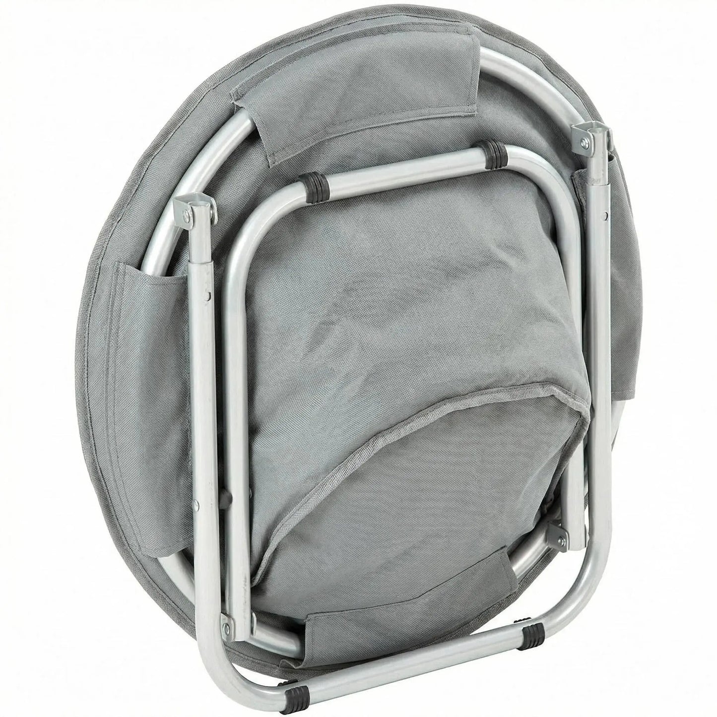 Elevated Folding Pet Moon Chair, Sturdy Metal Frame, Portable Indoor-Outdoor Travel Pet Furniture for Dogs & Cats, Sofa Bed Ice Silk
