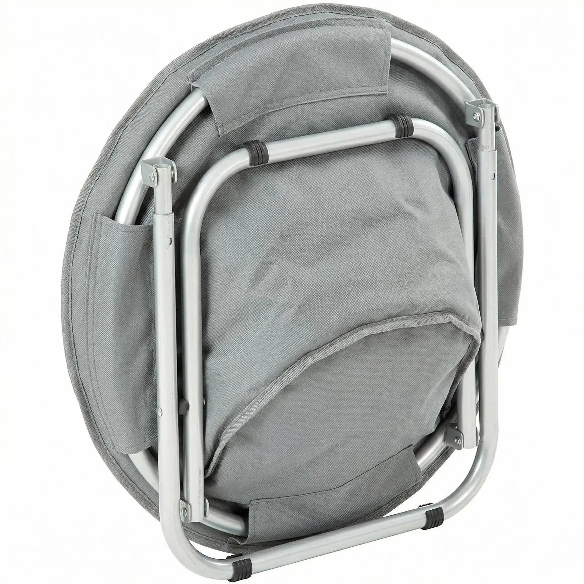 Elevated Folding Pet Moon Chair, Sturdy Metal Frame, Portable Indoor-Outdoor Travel Pet Furniture for Dogs & Cats, Sofa Bed Ice Silk