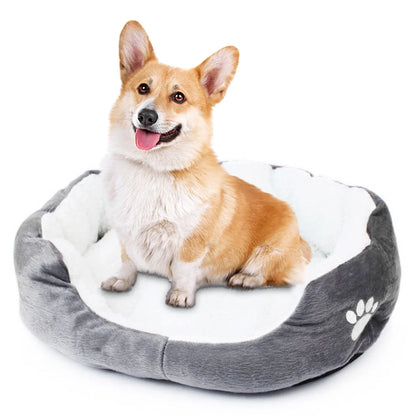 Cozy Calming Dog Bed for Small Dogs and Cats, Anti-Anxiety, Non-Slip, Machine Washable, Ideal for Indoor and Outdoor Use