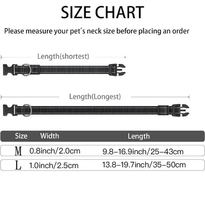 Airtag-Compatible Waterproof Dog Collar with Reflective Soft Padding and Adjustable Fit for Large Breeds