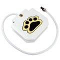 Outdoor Dog Water Fountain Step on - Upgrade Large Dog Sprinkler Drinking Water Dispenser Dog Paw Waterer Activated with Stainless Steel Hose Provides Fresh Water, Sturdy, Easy to Use