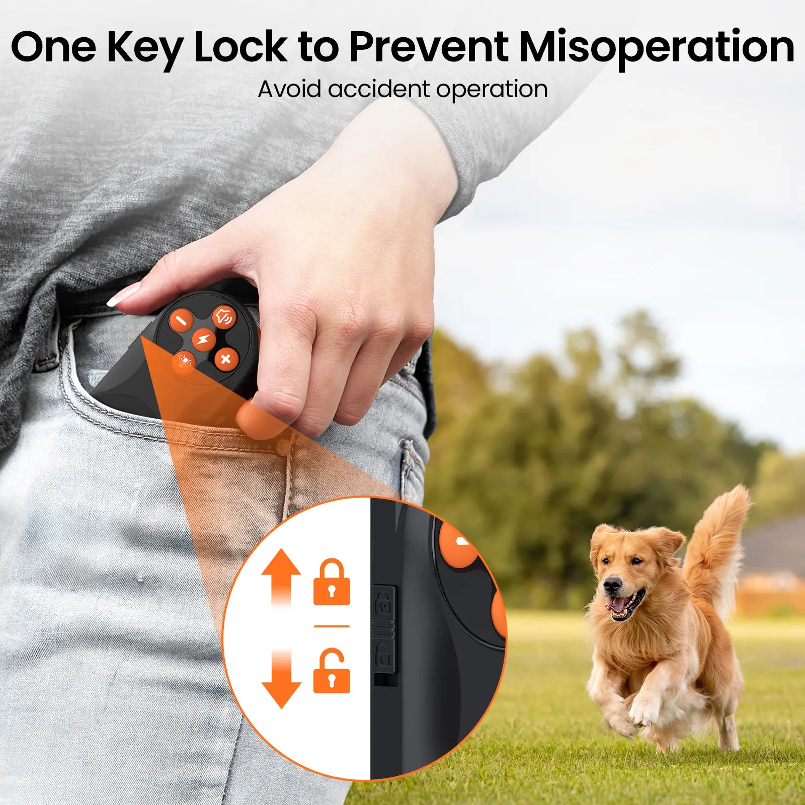 【Collar】Dog Training Collar 3300Ft Dog Training Behavior Aid, Remote IPX8 Waterproof with 4 Training Modes, Outdoor Rechargeable E-Collar