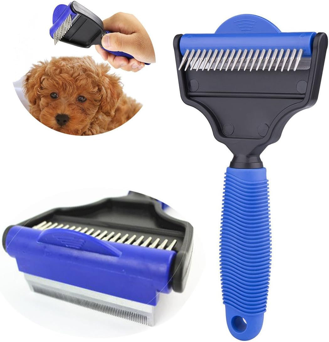 Deshedding Grooming Tool: Multi-Purpose Undercoat Rake for Dogs, Cats, and Horses