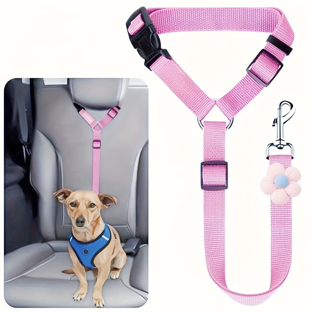Pawzseek Car SUV Suitable for 1Pc Dog Seat Belt, Used for Vehicle Safety, Pet Car Rope Safety Rope, Seat Belt for Dogs in the Car, Dog Seat Belt Buckle, Dog Car Seat Belt Harness Straps Christmas Gift